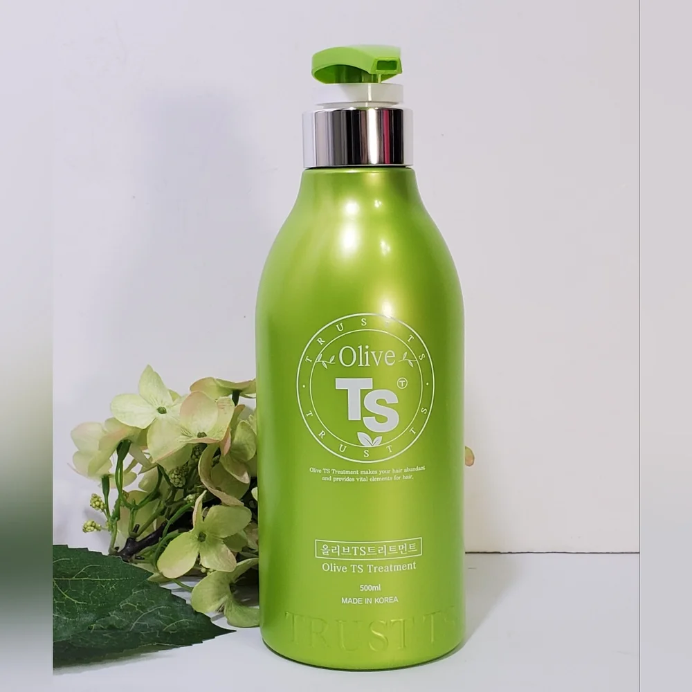 Olive TS Treatment Repair Dry Damaged Hair Pump Bottle Treatment Hair